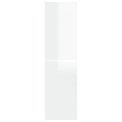 vidaXL magasfényű fehér forgácslap TV-szekrény 30,5 x 30 x 110 cm