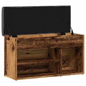 vidaXL antik fa szerelt fa cipőt&aacute;rol&oacute; pad 82x32x45,5 cm