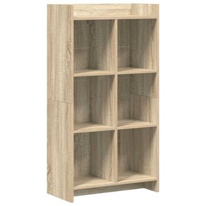 vidaXL K&ouml;nyvszekr&eacute;ny Sonoma T&ouml;lgy 59 x 30 x 111 cm Szerelt Fa
