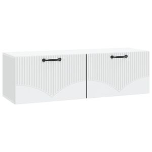 vidaXL Fali TV szekr&eacute;ny Feh&eacute;r 98 x 31 x 30 cm Szerelt Fa