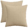 vidaXL P&aacute;rna huzat 2 pcs HEERLEN T&oacute;psz&iacute;nű 35 x 35 cm cord