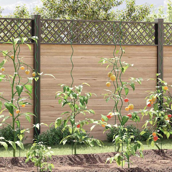 vidaXL N&ouml;v&eacute;nyt&aacute;mogat&aacute;s 50 pcs Z&ouml;ld 110 x 0.6 x 0.6 cm Ac&eacute;l