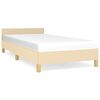 vidaXL kr&eacute;msz&iacute;nű sz&ouml;vet &aacute;gykeret fejt&aacute;ml&aacute;val matrac n&eacute;lk&uuml;l 90x190 cm