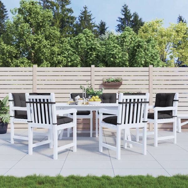 vidaXL 6 db melange antracit sz&ouml;vet h&aacute;tt&aacute;ml&aacute;s sz&eacute;kp&aacute;rna 100x50x7 cm