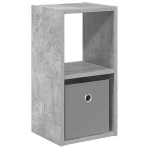 vidaXL &Eacute;jjeli asztal Beton Sz&uuml;rke 25,5 x 22 x 49,5 cm Szerelt Fa