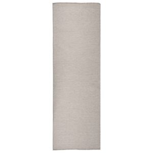 vidaXL vil&aacute;gossz&uuml;rke lapos sz&ouml;v&eacute;sű k&uuml;lt&eacute;ri szőnyeg 80 x 250 cm