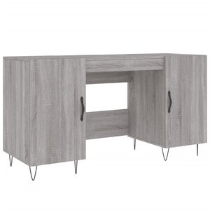 vidaXL sz&uuml;rke sonoma sz&iacute;nű szerelt fa &iacute;r&oacute;asztal 140x50x75 cm
