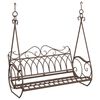 vidaXL Hinta Pad Ac&eacute;l 112 x 60 x 126,5 cm Antik Barna