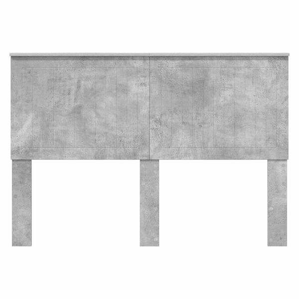 vidaXL Fejt&aacute;mla fejt&aacute;ml&aacute;val Beton Sz&uuml;rke 140 cm Faanyag