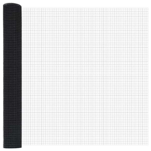 vidaXL Hegesztett Drótháló Kerítés Szürke 1.2 x 25 m Acél