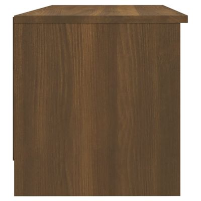 vidaXL barna tölgyszínű szerelt fa TV-szekrény 102 x 35,5 x 36,5 cm