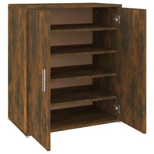 vidaXL f&uuml;st&ouml;s t&ouml;lgy sz&iacute;nű szerelt fa cipősszekr&eacute;ny 60 x 35 x 70