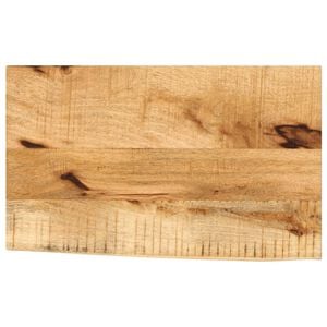 vidaXL t&ouml;m&ouml;r nyers mang&oacute;fa term&eacute;szetes &eacute;lű asztallap 40 x 20 x 2,5 cm