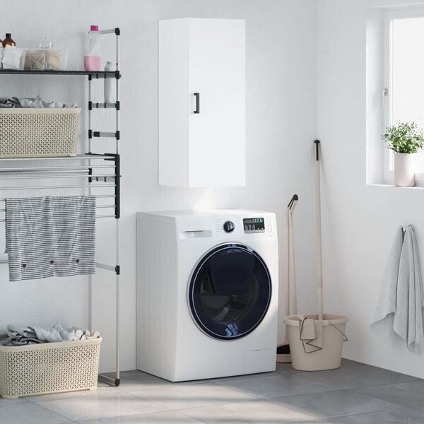 vidaXL feh&eacute;r fali szekr&eacute;ny34,5x34x90 cm