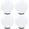 vidaXL 4 db LED g&ouml;mbl&aacute;mpa 40 cm PMMA