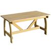 vidaXL impregn&aacute;lt fenyőfa kerti asztal 150 x 74 x 75 cm