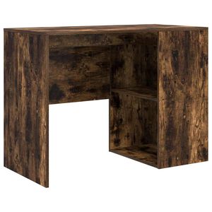 vidaXL Asztal F&uuml;st&ouml;lt t&ouml;lgy Szerelt Fa 102 x 50 x 75 cm