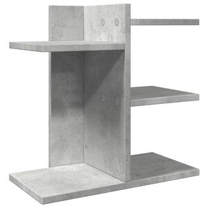 vidaXL betonsz&uuml;rke szerelt fa asztali szervező 42 x 21,5 x 42 cm