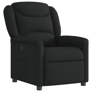 vidaXL fekete sz&ouml;vet d&ouml;nthető fotel