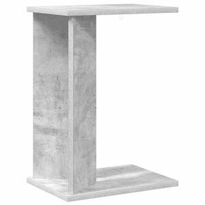 vidaXL V&eacute;gasztal Beton Sz&uuml;rke 35 x 25 x 50 cm Szerelt Fa