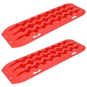 vidaXL Tapad&aacute;si t&aacute;bla 2 db Piros 106 x 30,5 x 7 cm Megerős&iacute;tett nejlon