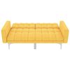 vidaXL sárga szövet kanapéágy