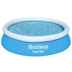 Bestway Fast Set k&eacute;k kerek felf&uacute;jhat&oacute; medence 183 x 51 cm