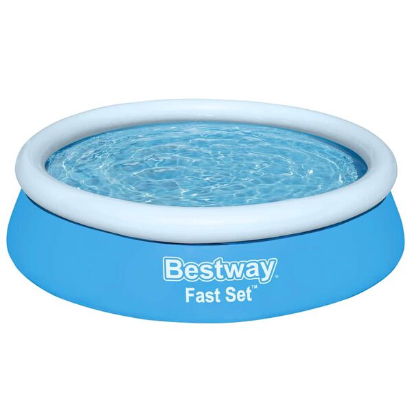 Bestway Fast Set k&eacute;k kerek felf&uacute;jhat&oacute; medence 183 x 51 cm