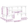 vidaXL szürke sonoma színű szerelt fa TV-szekrény 102x35x45,5 cm