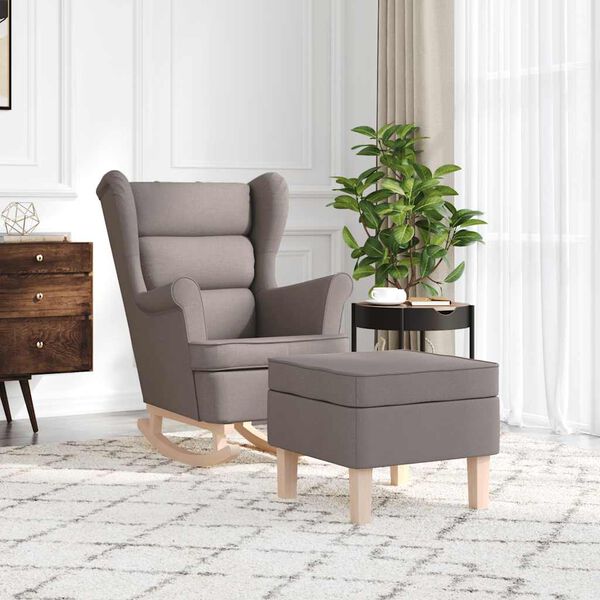 vidaXL t&oacute;psz&iacute;nű sz&ouml;vet hintasz&eacute;k l&aacute;btart&oacute;val