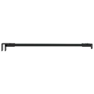 vidaXL Zuhanykabin merev&iacute;tő r&uacute;d 47,5 cm 68/ mm &uuml;veghez Fekete