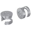 vidaXL Cam z&aacute;r any&aacute;k 2 db Ez&uuml;st 12 x 10 mm F&eacute;m