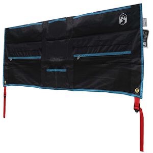 vidaXL T&aacute;rol&oacute;t&aacute;ska t&aacute;rol&oacute;val Fekete &eacute;s K&eacute;k 98 x 47 cm oxford