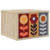 vidaXL Fali &eacute;jjeli szekr&eacute;ny ESSEN Sonoma T&ouml;lgy 36 x 33 x 25 cm