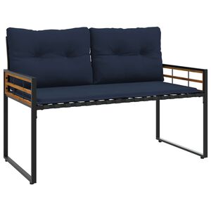 vidaXL Fa r&eacute;teg pad 114 x 55 x 77 cm T&ouml;m&ouml;r ak&aacute;cfa &eacute;s porbevonatos ac&eacute;l