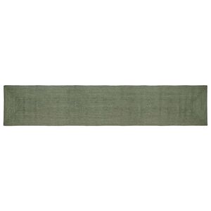 vidaXL Ter&uuml;letszőnyegek N&eacute;gysz&ouml;gletes Olajz&ouml;ld 80 x 400 cm Juta