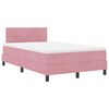 vidaXL LED Box Spring &Aacute;gy fejt&aacute;ml&aacute;val R&oacute;zsasz&iacute;n 120 x 190 cm B&aacute;rsony