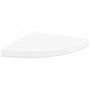vidaXL magasf&eacute;nyű feh&eacute;r MDF lebegő sarokpolc 25 x 25 x 3,8 cm