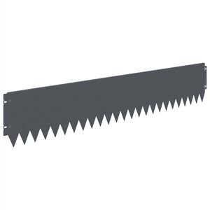 vidaXL Fűszeg&eacute;lyez&eacute;s 20 pcs 103 x 20 cm Ac&eacute;l Antracitsz&uuml;rke