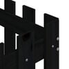 vidaXL fekete tömör fenyő növénytartó léces kialakítással 60x60x60 cm