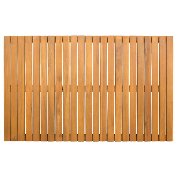 vidaXL F&uuml;rdőszoba szőnyeg Egysz&iacute;nű Barna 80 x 50 cm fasz&iacute;nű