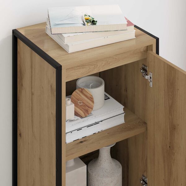 vidaXL Sz&eacute;f Műv&eacute;szi t&ouml;lgy 43 x 36 x 75,5 cm Faanyag