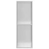 vidaXL Zuhany Niche Ezüst 60 x 20 x 9.5 cm Rozsdamentes acél