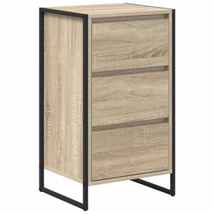 vidaXL Sz&eacute;f fi&oacute;kkal Sonoma 42 x 36 x 75.5 cm Faanyag