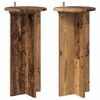 vidaXL N&ouml;v&eacute;ny&aacute;llv&aacute;ny 2 db Antik Fa 29,5 x 29,5 x 60 cm Szerelt Fa