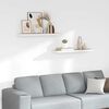 vidaXL 2 db feh&eacute;r-t&ouml;lgysz&iacute;nű MDF lebegő fali polc 90 x 23,5 x 3,8 cm
