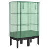 vidaXL rattan megjelen&eacute;sű magas&aacute;gy&aacute;s melegh&aacute;ztakar&oacute;val 80x40x140 cm