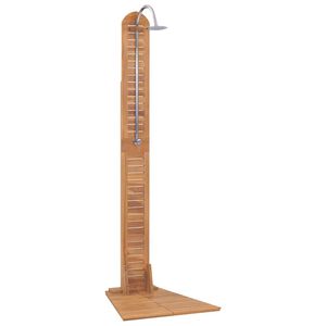 vidaXL t&ouml;m&ouml;r t&iacute;kfa kerti zuhany 70 x 75 x 204 cm
