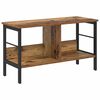 vidaXL K&ouml;nyvespolc 2 szintes 82 x 32 x 47 cm Szerelt Fa &Ouml;reg fa