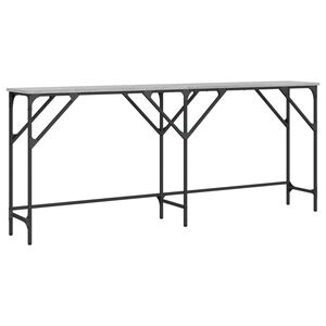vidaXL sz&uuml;rke sonoma sz&iacute;nű szerelt fa t&aacute;lal&oacute;asztal 180x29x75 cm